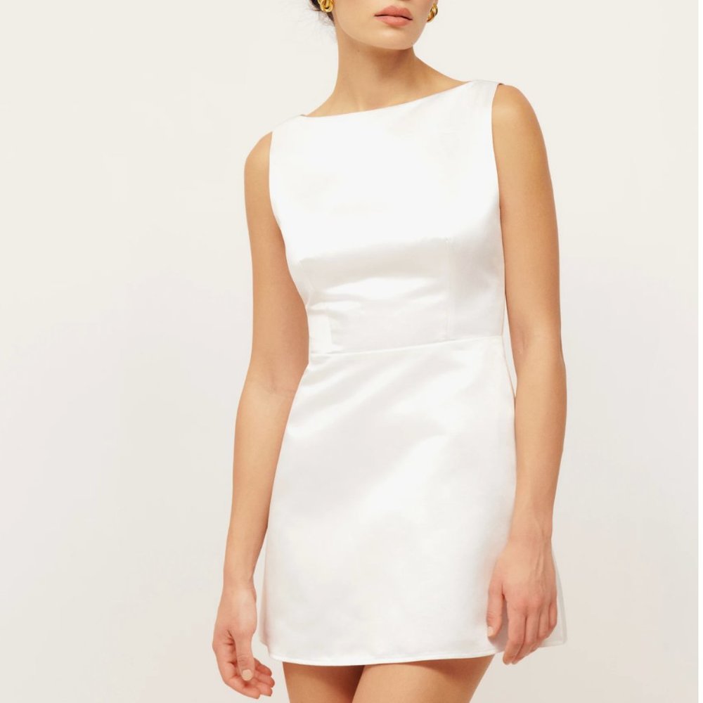 Reformation Zenni Dress - White